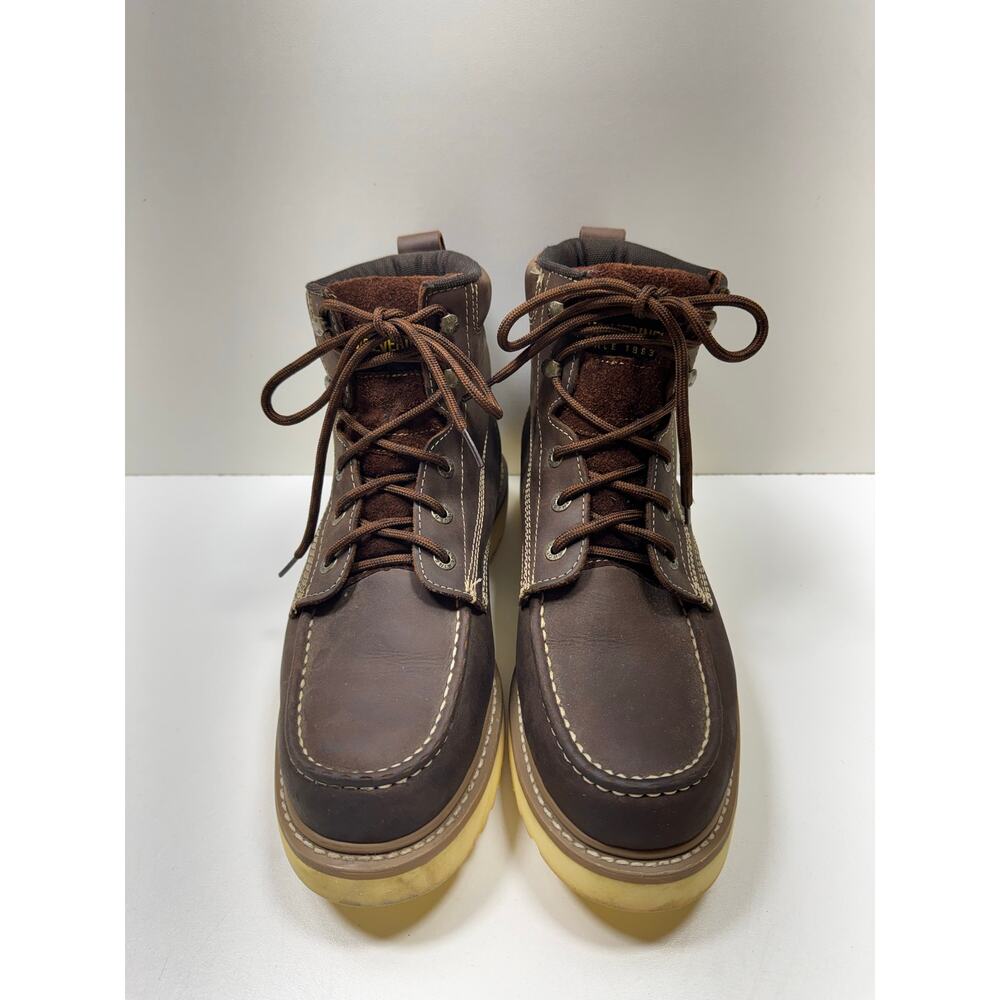 Wolverine Men’s Leather Loader 6” Wedge Work Boot W10744 Brown Sz 10M Utility